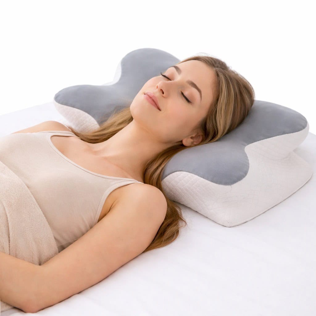 Rodusuite Butterfly Contour Memory Foam Pillow