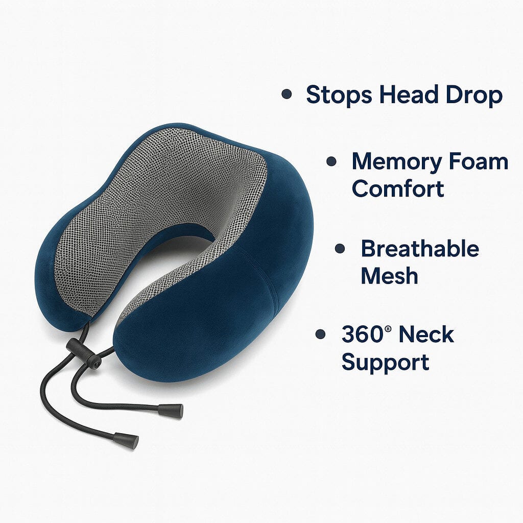 Rodusuite Memory Foam Travel Pillow