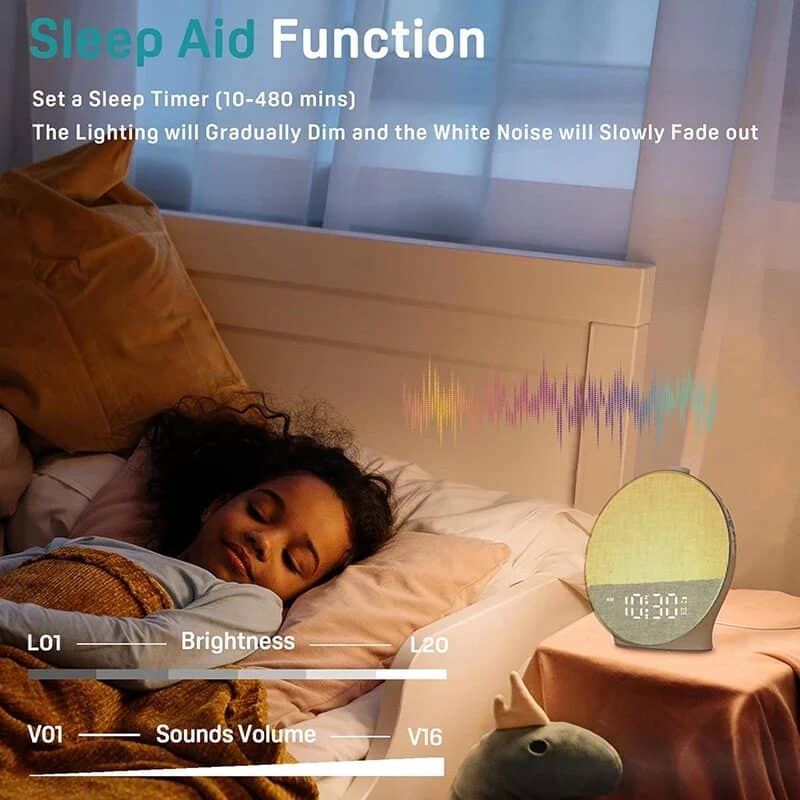 kf-Sf698ef529b714fcdbbe7b6ce1a89ff9et Rodusuite Sun Rising Alarm Clock Light With Sound